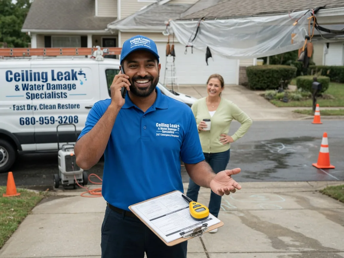 Ceiling Leak Cleanup Coal Run, OH FAQs